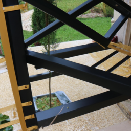 Création de pergola avec toiture véranda en PVC Betton